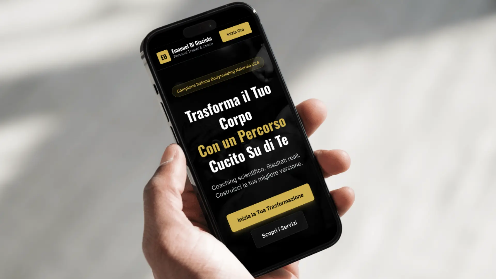 Sito Web Professionale per Personal Trainer